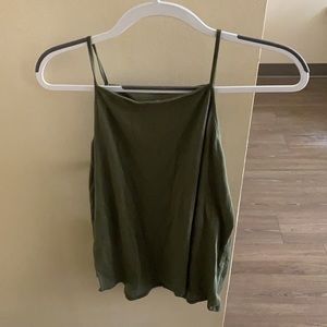 Green tank top
